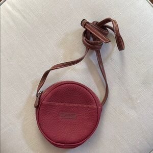 Esprit Burgundy Round Crossbody Bag
